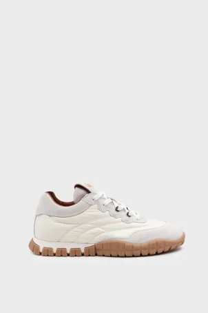 SKS-080 Beyaz Süet Kadın Sneaker