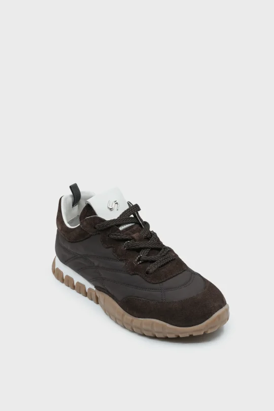 SKS-080 Kahverengi Süet Kadın Sneaker