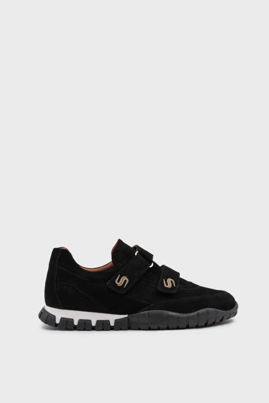 SKS-081 Siyah Süet Kadın Sneaker