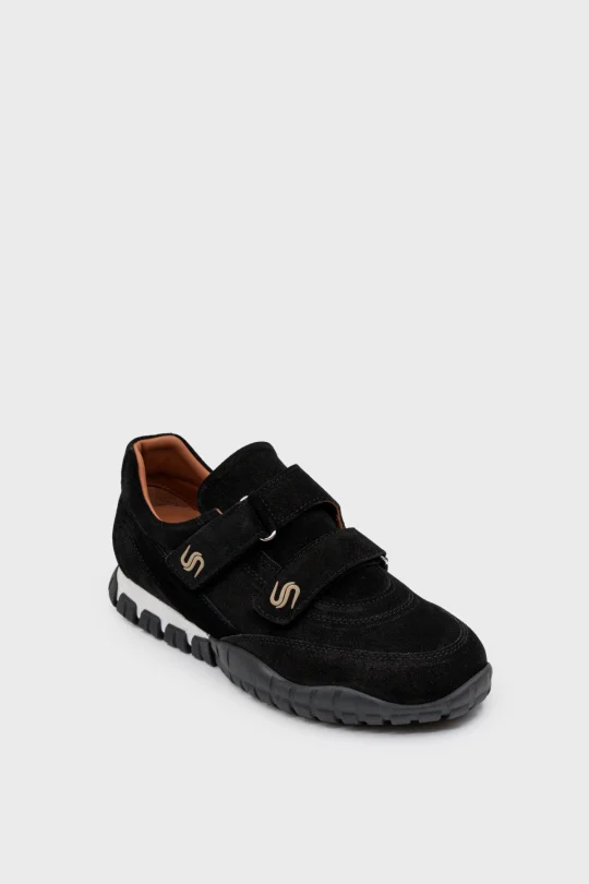 SKS-081 Siyah Süet Kadın Sneaker