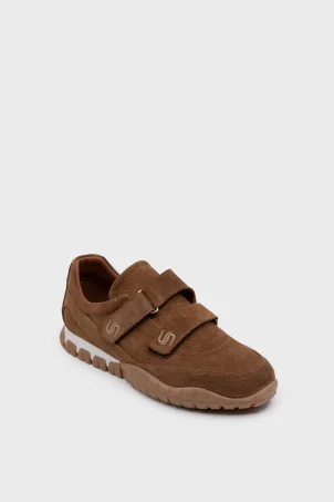 SKS-081 Taba Süet Kadın Sneaker