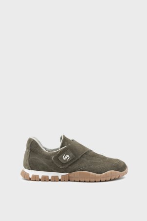 SKS-082 Haki Süet Kadın Sneaker