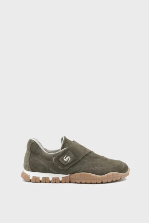 SKS-082 Haki Süet Kadın Sneaker