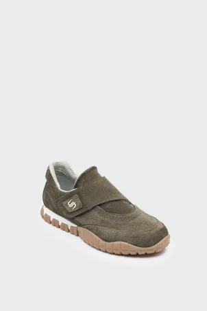 SKS-082 Haki Süet Kadın Sneaker