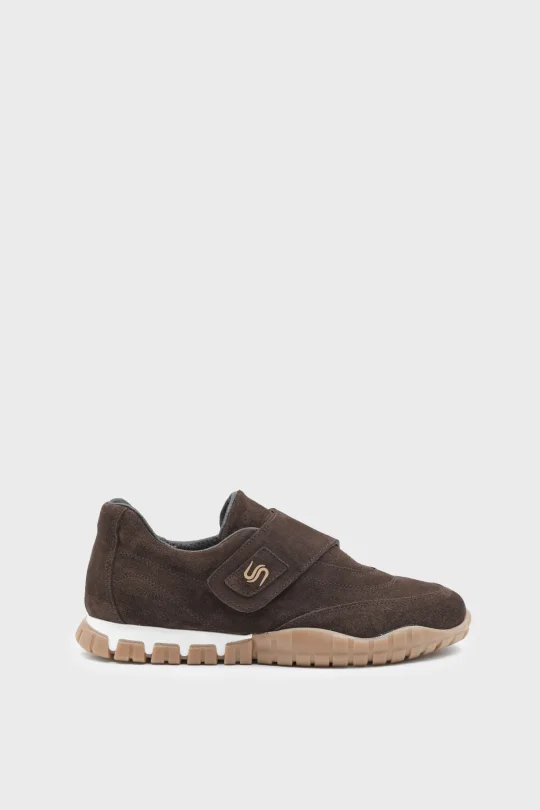 SKS-082 Kahverengi Süet Kadın Sneaker