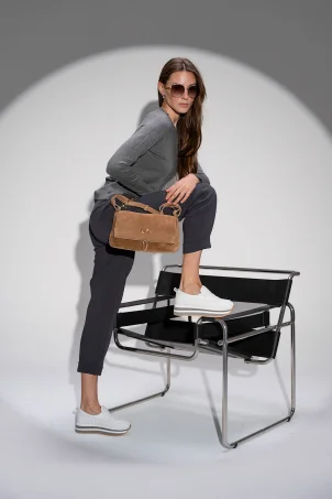 SKL-068 Beyaz Deri Kadın Loafer