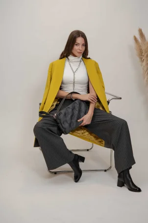 SKB-109 Siyah Deri Kadın Bot