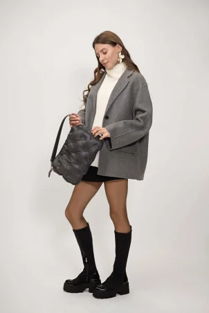 SKC-020 Siyah Rugan Kadın Çizme