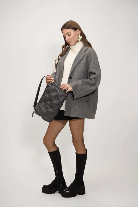 SKC-020 Siyah Rugan Kadın Çizme