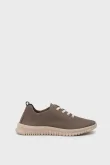 SKS-083 Vizon Deri Kadın Sneaker