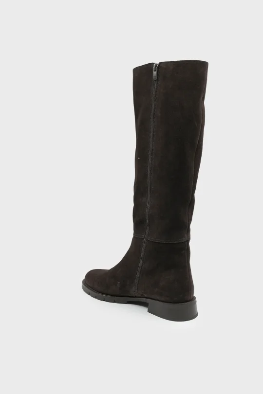 SKC-022 Kahverengi Süet Kadın Çizme