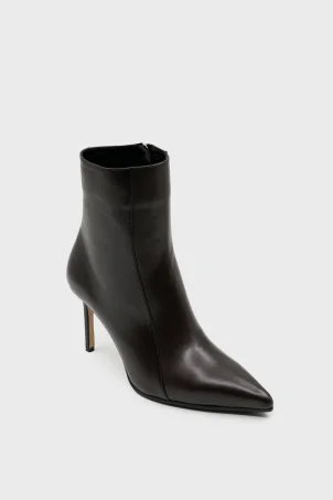 SKB-110 Kahverengi Deri Kadın Bot