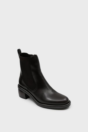 SKB-112 Kahverengi Deri Kadın Bot