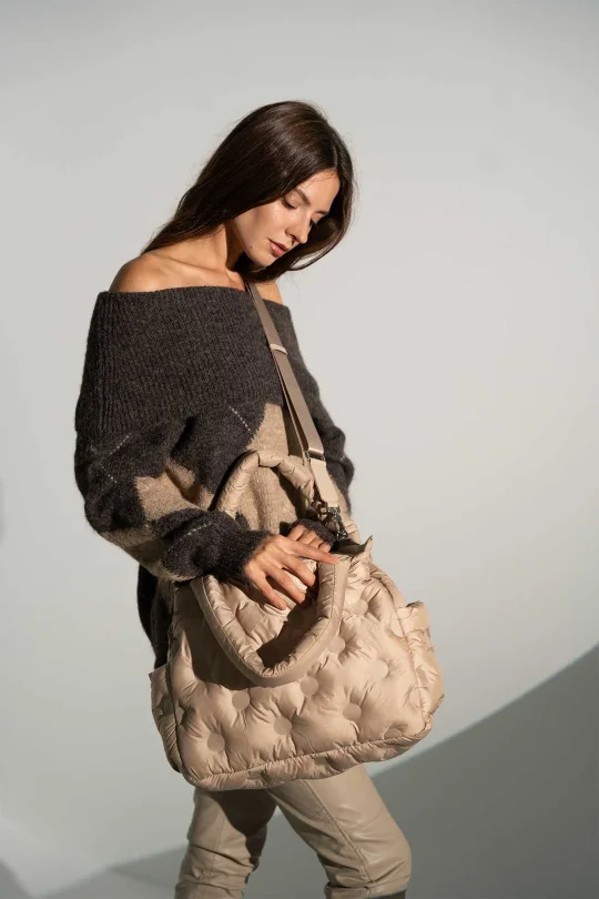 SCO-053 Bej Kadın Omuz Çantası