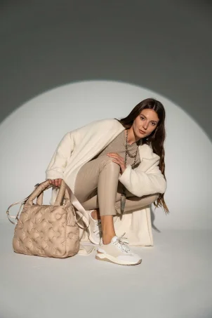 SCO-053 Bej Kadın Omuz Çantası