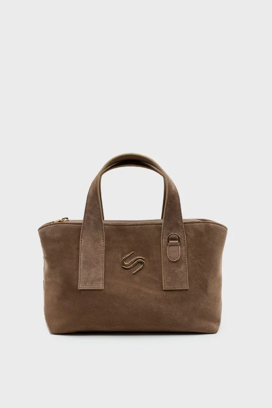 SCO-054 Taba Süet Kadın Omuz Çantası