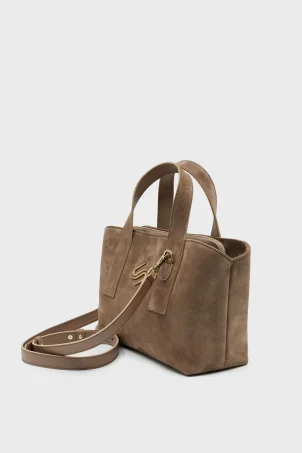 SCO-054 Taba Süet Kadın Omuz Çantası