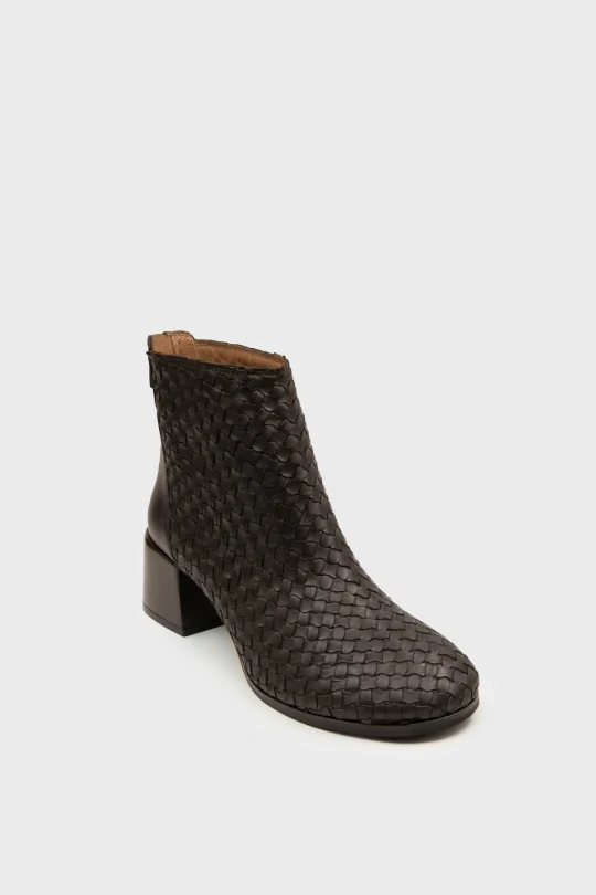 SKB-115 Kahverengi Deri Kadın Bot