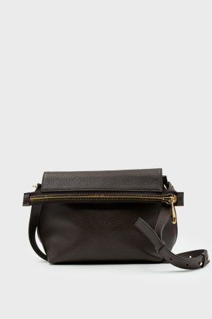 SCO-059 Kahverengi Deri Kadın Omuz Çantası