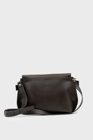 SCO-059 Kahverengi Deri Kadın Omuz Çantası