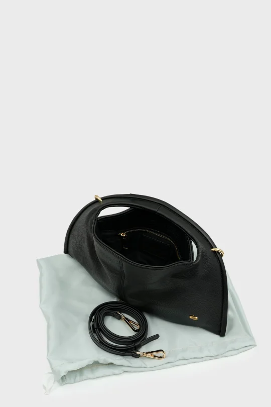 SCO-060 Siyah Deri Kadın Omuz Çantası