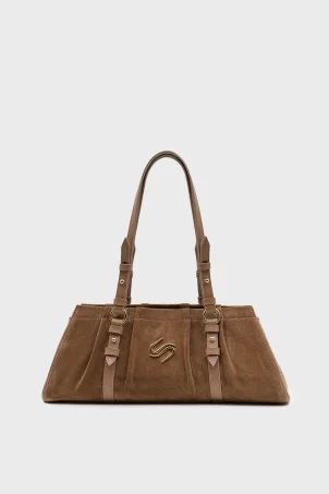 SCO-061 Taba Süet Kadın Omuz Çantası