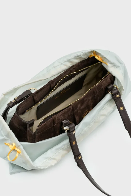 SCO-061 Kahverengi Süet Kadın Omuz Çantası