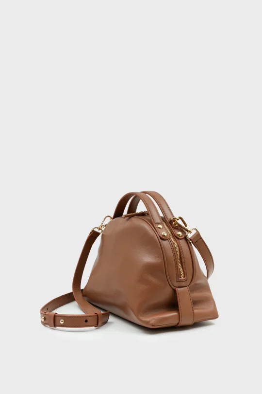 SCO-062 Taba Deri Kadın Omuz Çantası