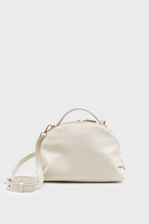 SCO-062 Beyaz Deri Kadın Omuz Çantası