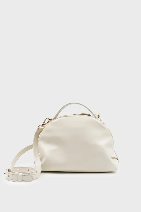 SCO-062 Beyaz Deri Kadın Omuz Çantası