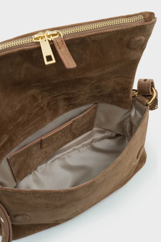 SCO-063 Taba Süet Kadın Omuz Çantası