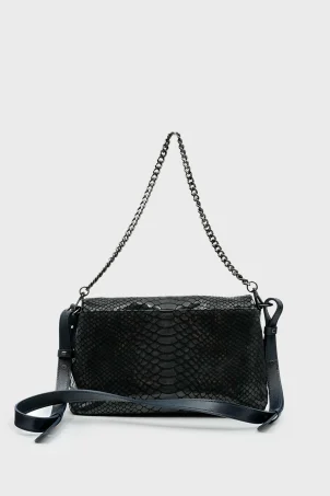 SCO-063 Lacivert Yılan Kadın Omuz Çantası