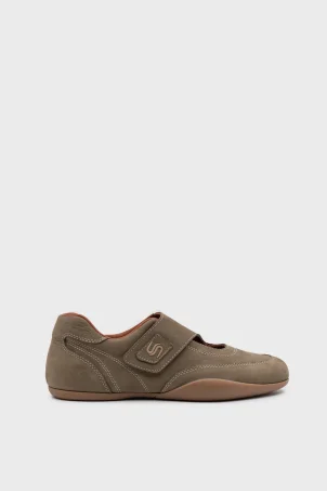 SKS-091 Haki Nubuk Kadın Sneaker