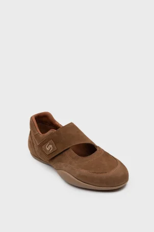 SKS-091 Taba Nubuk Kadın Sneaker