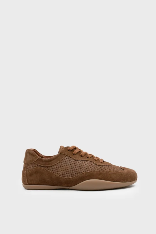 SKS-092 Taba Süet Kadın Sneaker