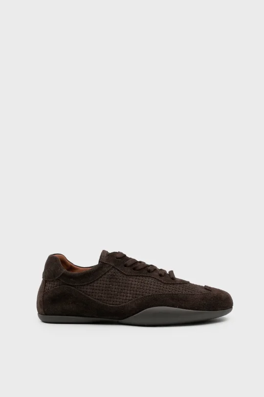 SKS-092 Kahverengi Süet Kadın Sneaker