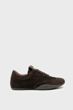 SKS-093 Kahverengi Süet Kadın Sneaker