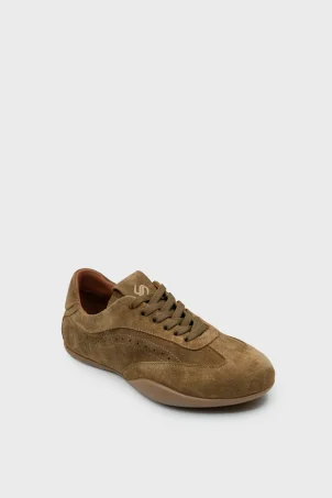 SKS-093 Yeşil Süet Kadın Sneaker