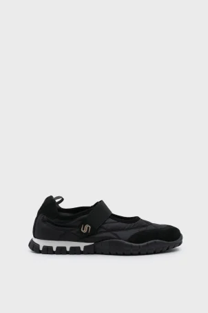 SKS-094 Siyah Süet Kadın Sneaker