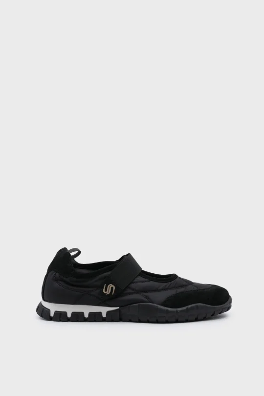SKS-094 Siyah Süet Kadın Sneaker