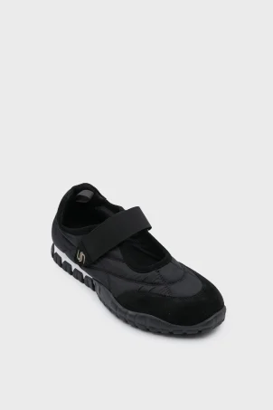 SKS-094 Siyah Süet Kadın Sneaker
