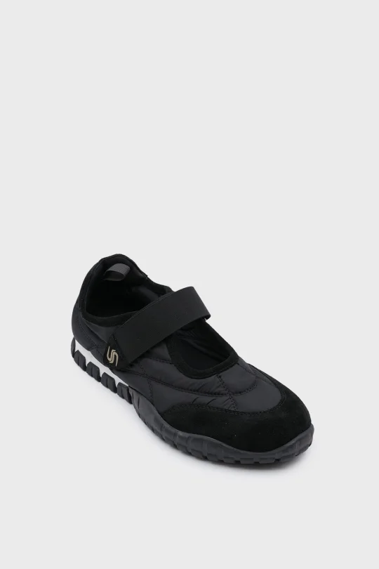 SKS-094 Siyah Süet Kadın Sneaker