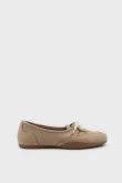 SKS-095 Bej Süet Kadın Sneaker
