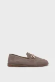 SKL-077 Bej Süet Kadın Loafer