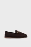 SKL-077 Kahverengi Süet Kadın Loafer