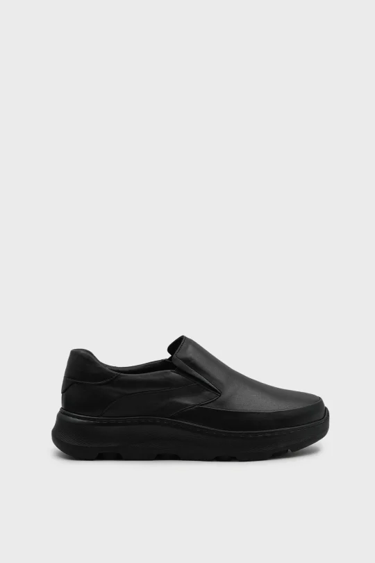 SEC-020 Siyah Deri Erkek Loafer Ayakkabı