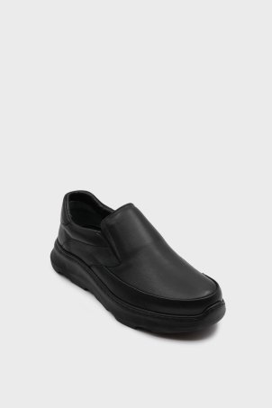 SEC-020 Siyah Deri Erkek Loafer Ayakkabı