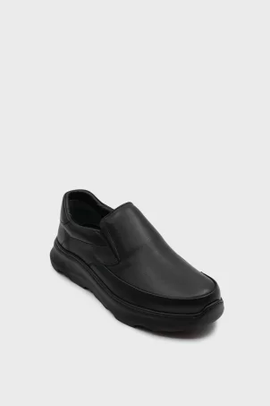 SEC-020 Siyah Deri Erkek Loafer Ayakkabı