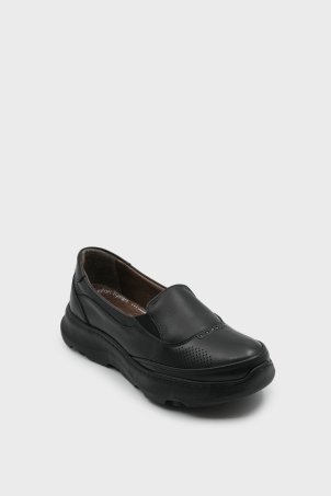 SKL-080 Siyah Deri Kadın Loafer