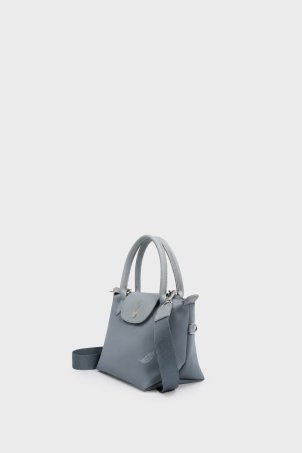 SCO-076 Gri PIUMA MINI KADIN OMUZ ÇANTASI